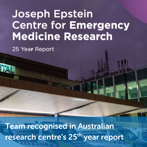 Team recognised in Australian research centre's 25th year report