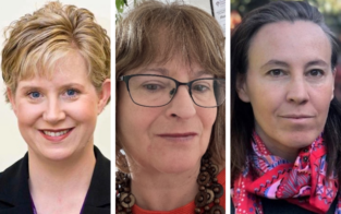 Profs Helen Young, Sorrel Burden, Amaya Viros