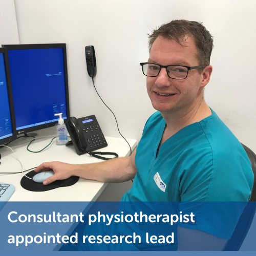 Consultant physiotherapist appointed research lead