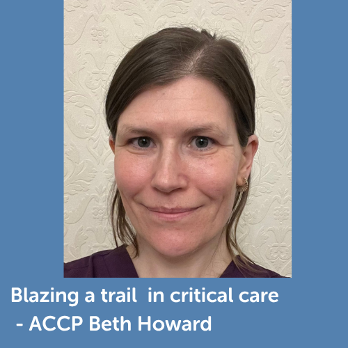 Blazing a trail in critical care - ACCP Beth Howard